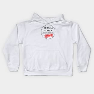 Certified Kdrama Addict Kids Hoodie